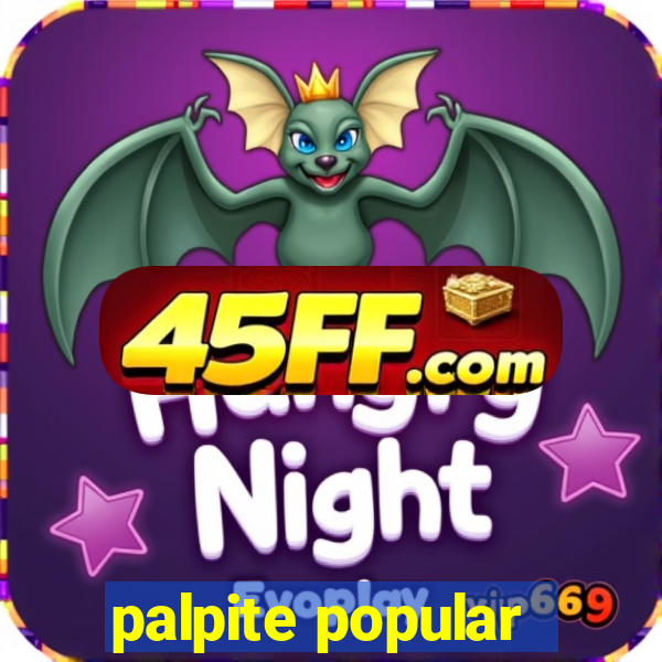 palpite popular